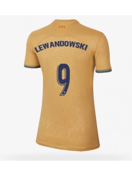 Barcelona Robert Lewandowski #9 Auswärtstrikot für Frauen 2022-23 Kurzarm